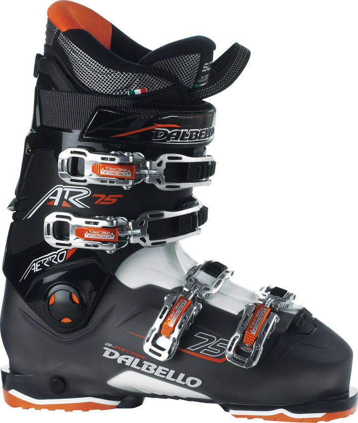 Dalbello Aerro 75 Ski Boots 2013 Black Translucent/Orange Side View
