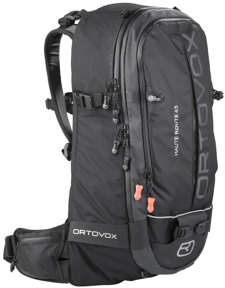 Ortovox Haute Route 45L Backpack Black Raven Front View