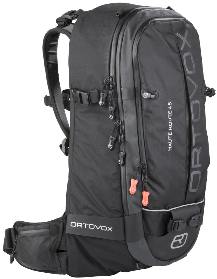 Ortovox Haute Route 45L Backpack Black Raven Front View
