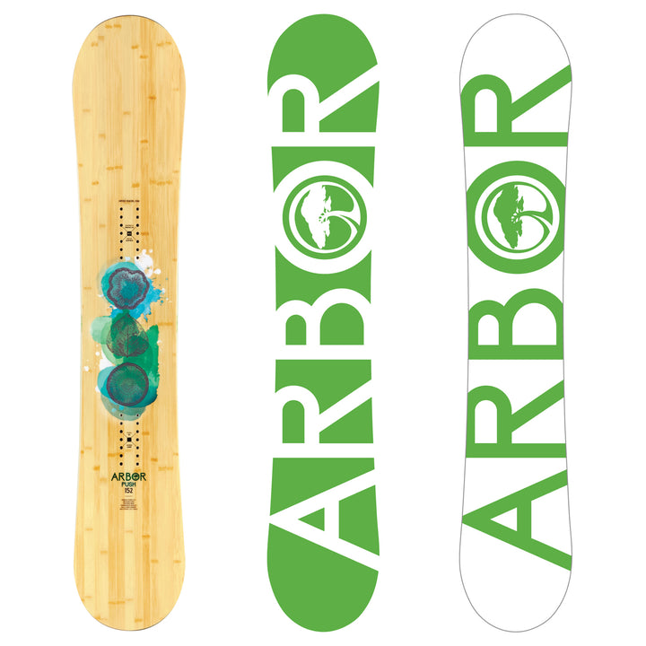 Arbor Push Snowboard - Women's 2013 Front View