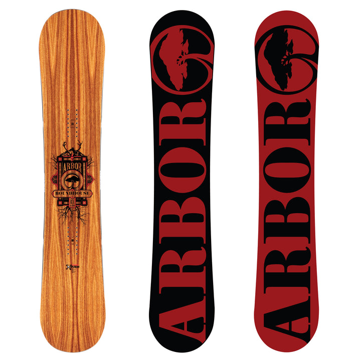 Arbor Roundhouse RX Mid Wide Snowboard 2013 Front View