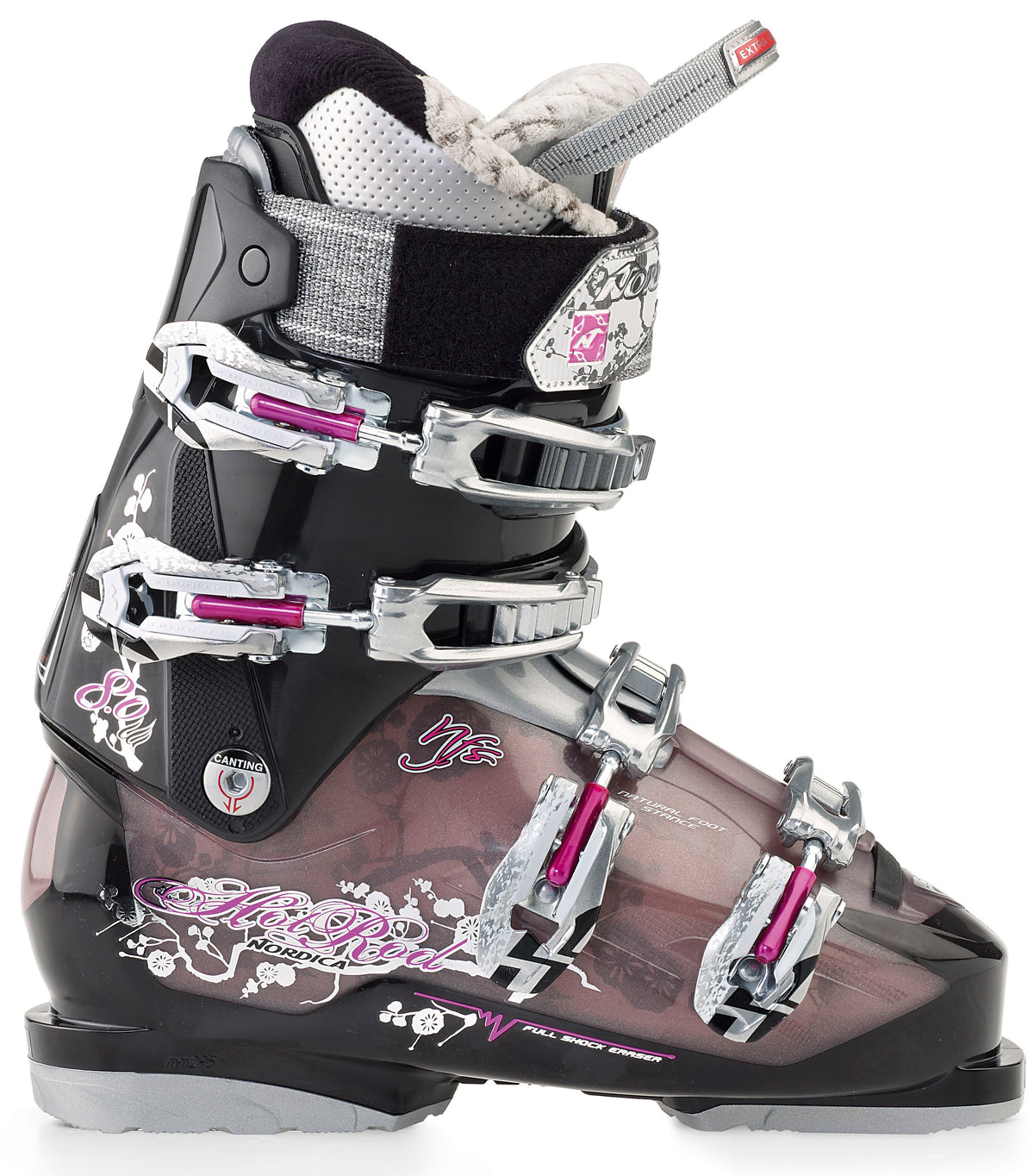 Nordica Hot Rod 8.0 Ski Boots - Women's 2013 Pepper Side View