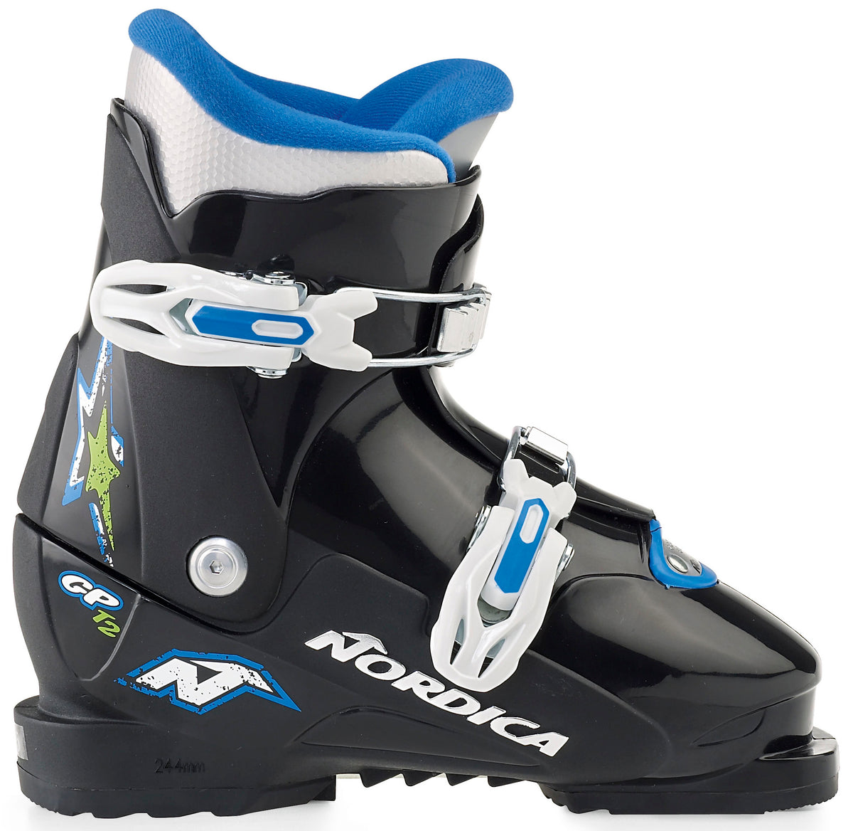 Nordica GP TJ Ski Boots - Youth - Boy's 2013 Black Side View