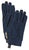 Hestra Touch Point Liner Gloves Black Front View
