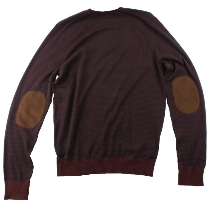 RVCA Barge Crew Sweater Raisin Back View