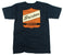Brixton Ratchet T Shirt Navy Back View