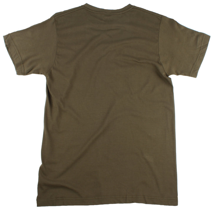 Brixton Rattle T Shirt Olive Back View