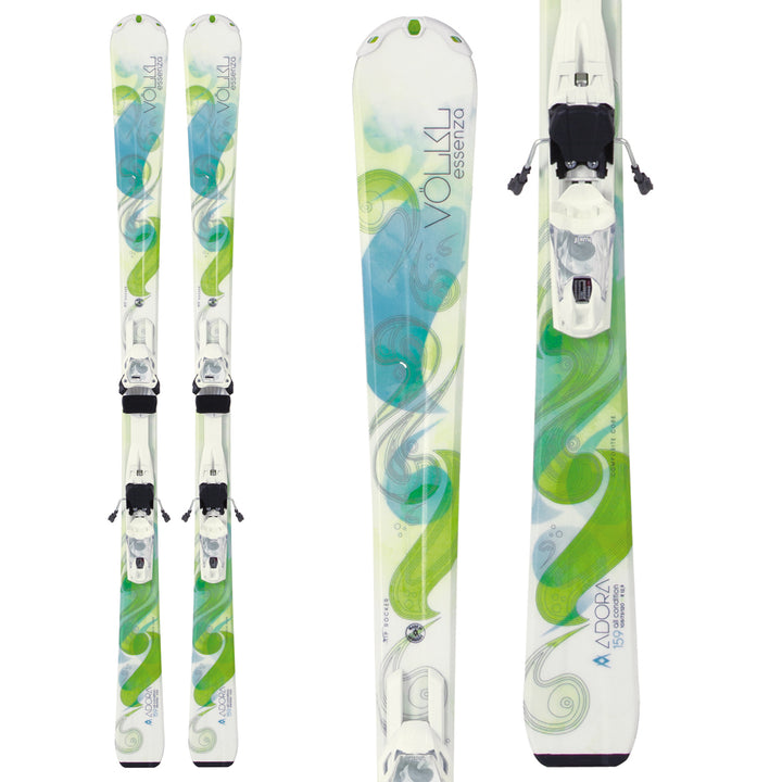 Volkl Adora Skis + Essenza 3Motion TP 10.0 Bindings - Women's 2013