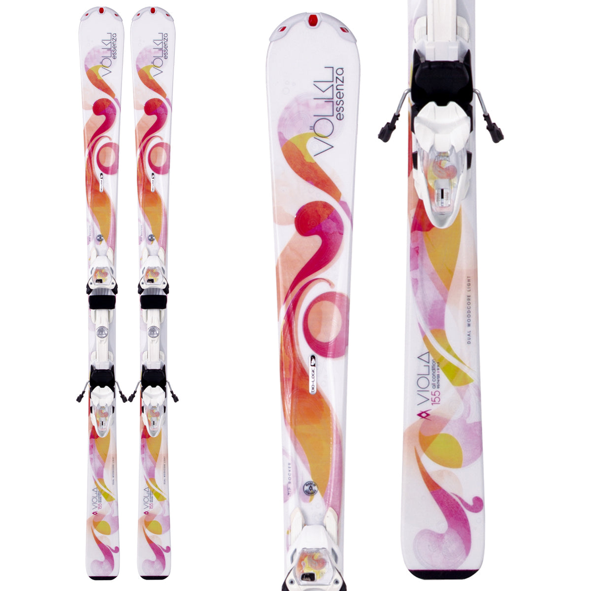 Volkl Viola Skis + Essenza 4Motion 10.0 Bindings - Women's 2013