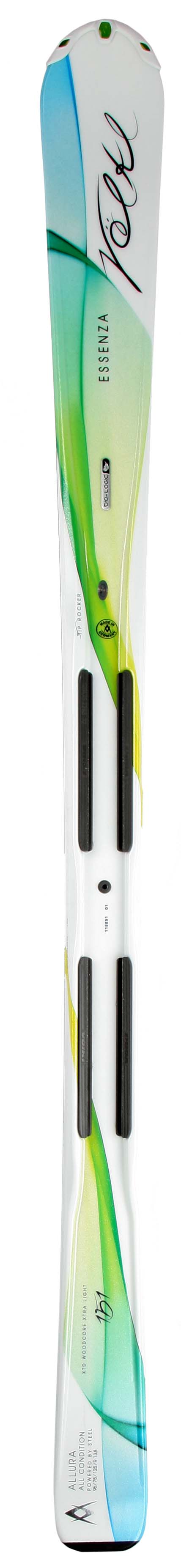 Volkl Allura Skis + iPT eMotion 11.0 TC Bindings - Women's 2013 Top View