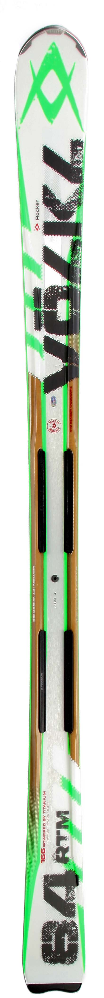 Volkl RTM 84 Skis + iPT Wide Ride 12.0 Bindings 2013 Top View