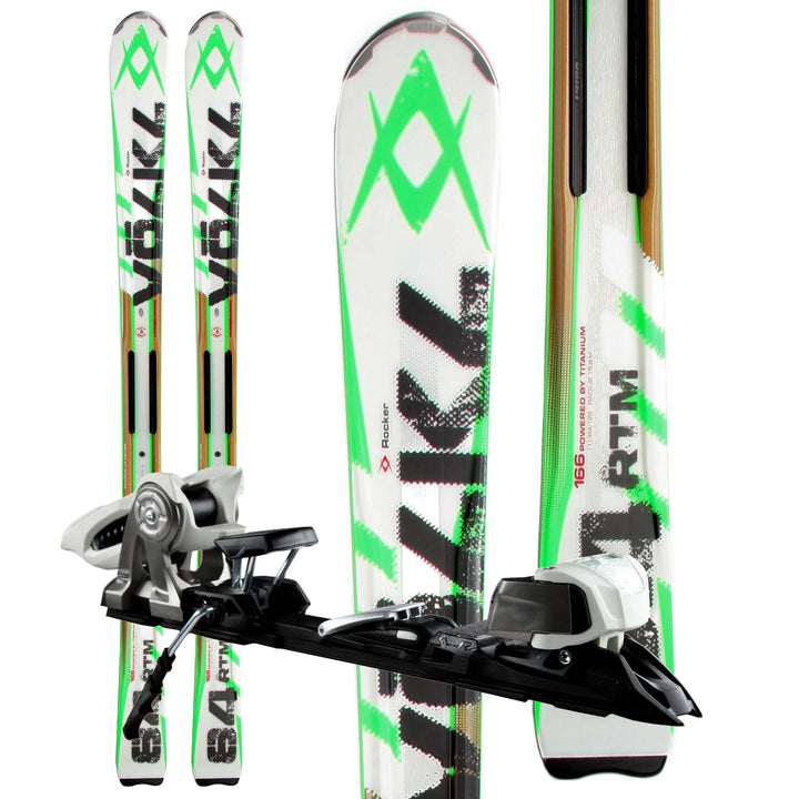 Volkl RTM 84 Skis + iPT Wide Ride 12.0 Bindings 2013 Front View