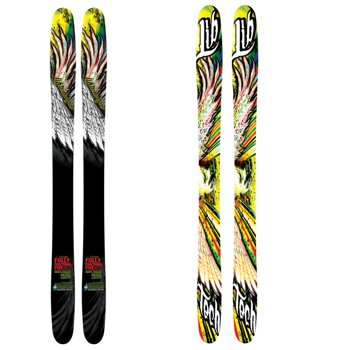 Lib Tech Fully Functional Five ReCurve Skis 2013 Base View