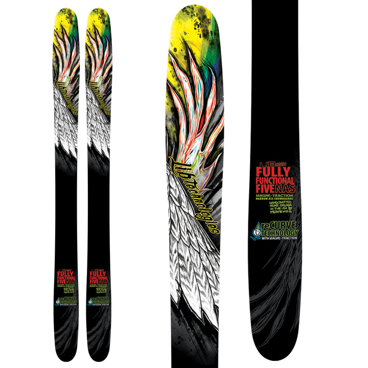 Lib Tech Fully Functional Five ReCurve Skis 2013 Front View