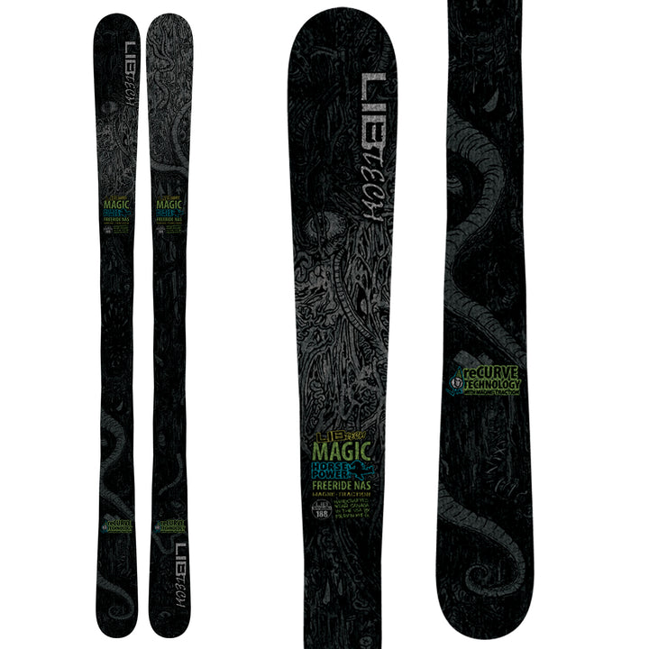 Lib Tech Magic Horsepower NAS ReCurve Skis 2013 Front View