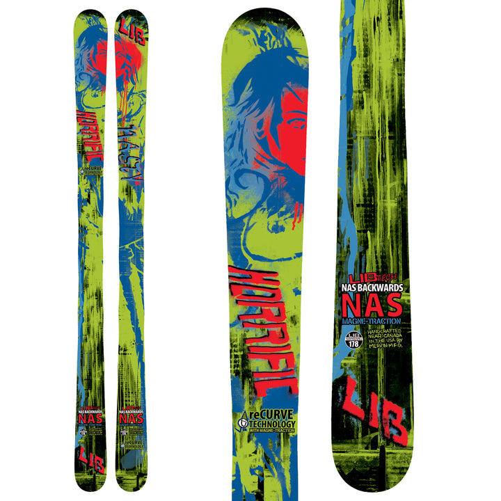 Lib Tech NAS Backwards ReCurve Skis 2013 Front View