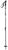 Scott X Plor 2-Part 16 Adjustable Ski Poles 2013 Black Front View