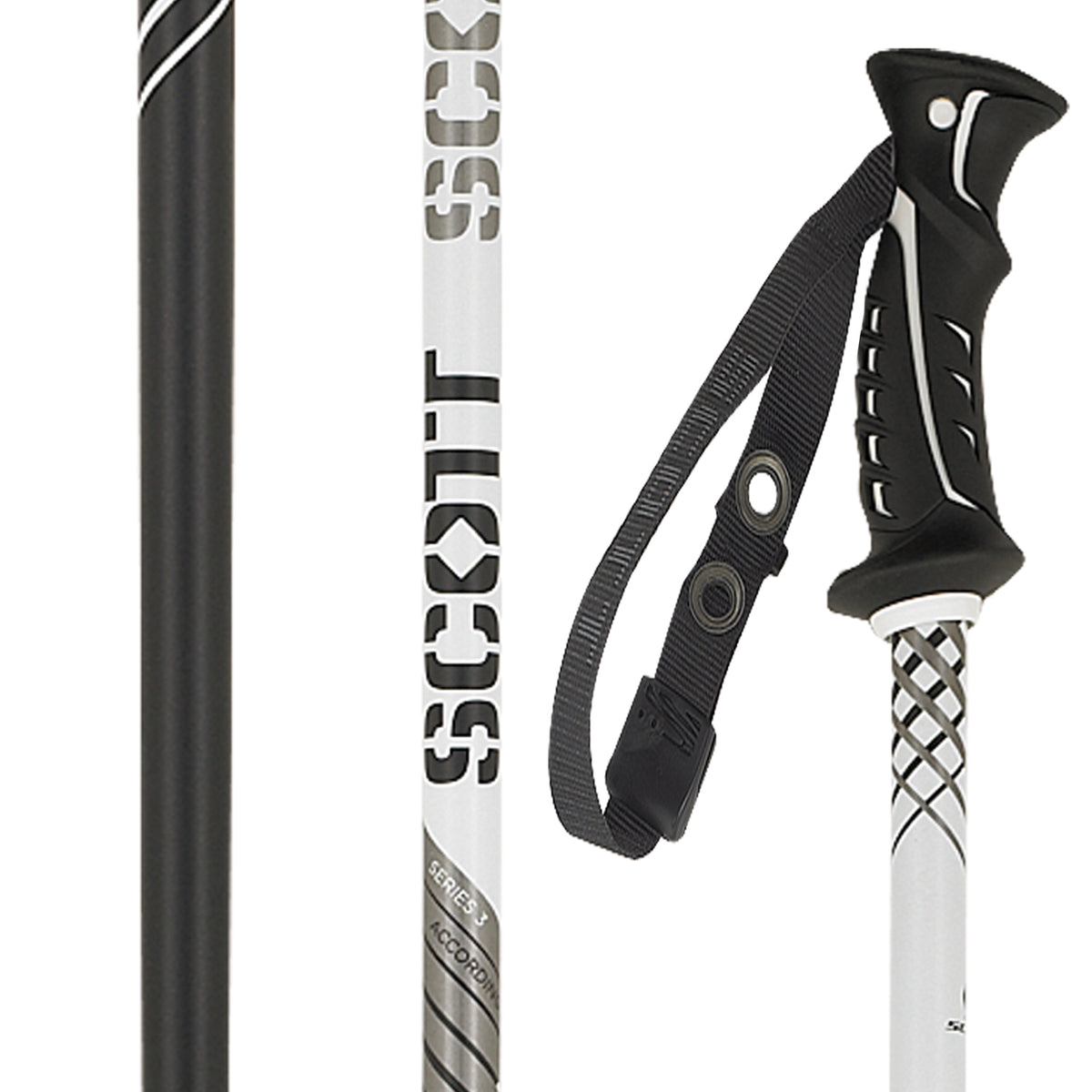 Scott Metric Ski Poles 2013 Black Detail 1 View