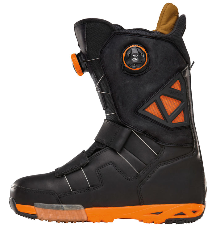 DC Status Travis Rice Snowboard Boots 2013 Black/Orange Detail 1 View