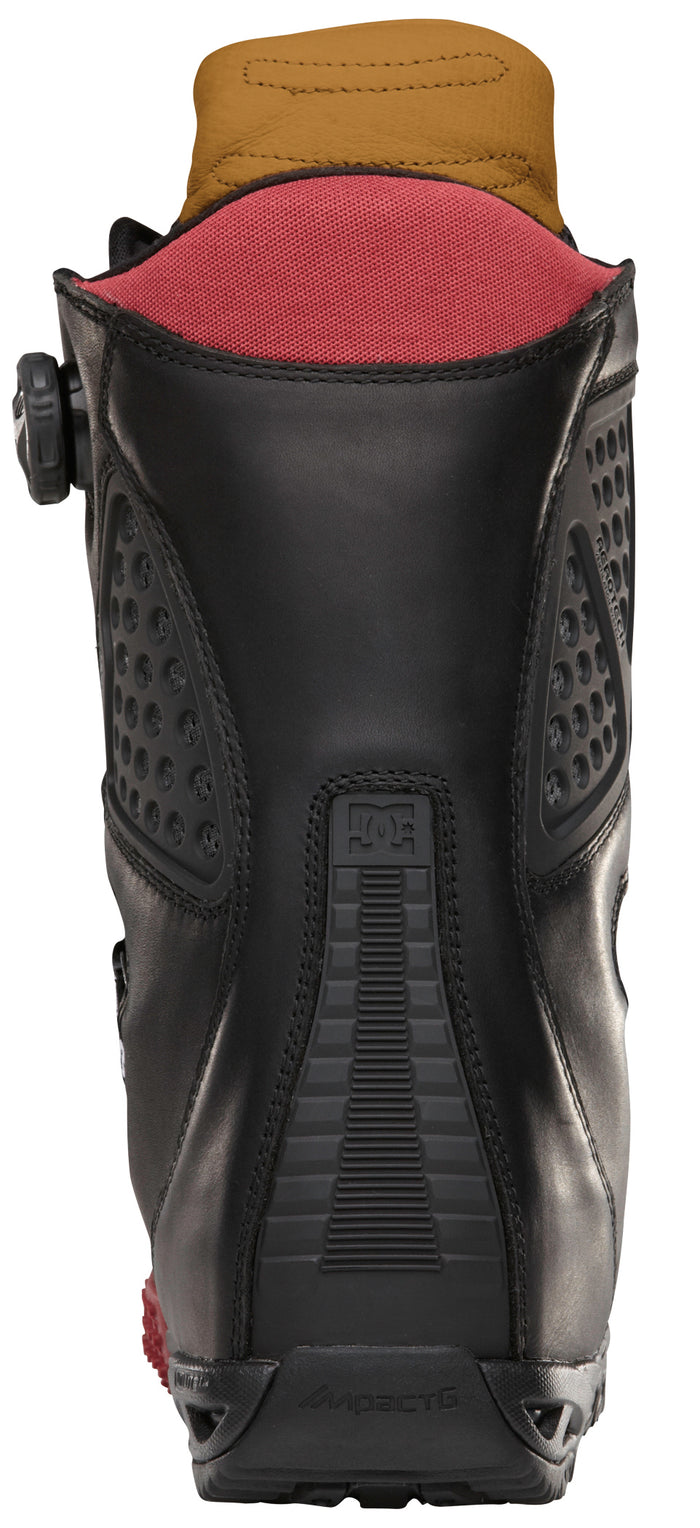 DC Terrain Snowboard Boots 2013 Black Back View