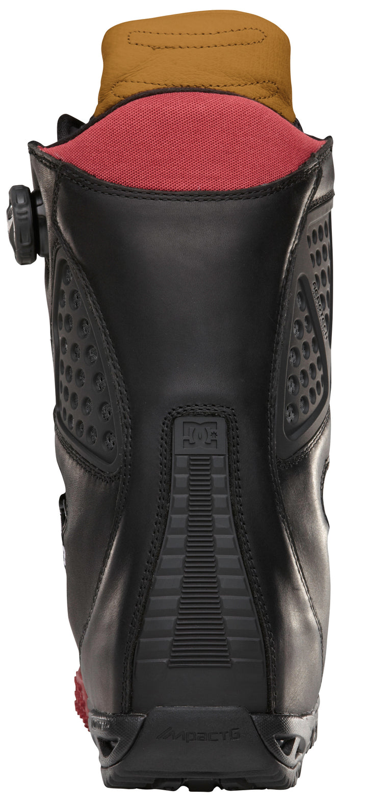 DC Terrain Snowboard Boots 2013 Black Back View