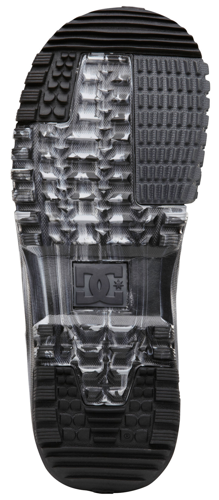 DC Judge Snowboard Boots 2013 Black/Grey Bottom View
