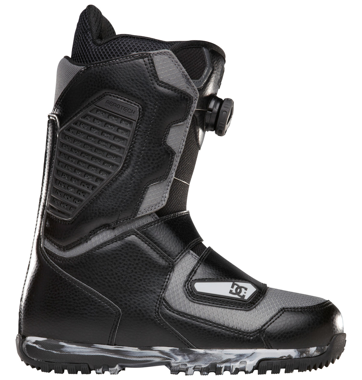 DC Judge Snowboard Boots 2013 Black/Grey Side View