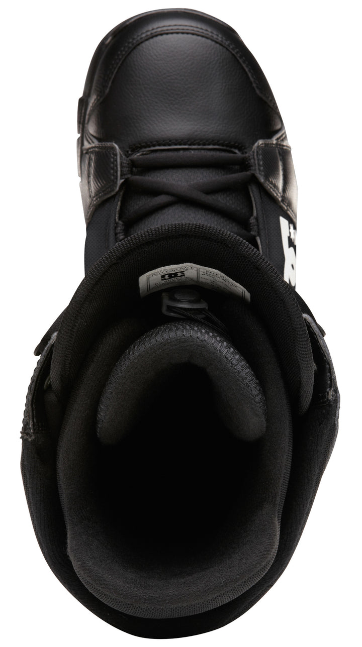 DC Phase Snowboard Boots 2013 Black Top View