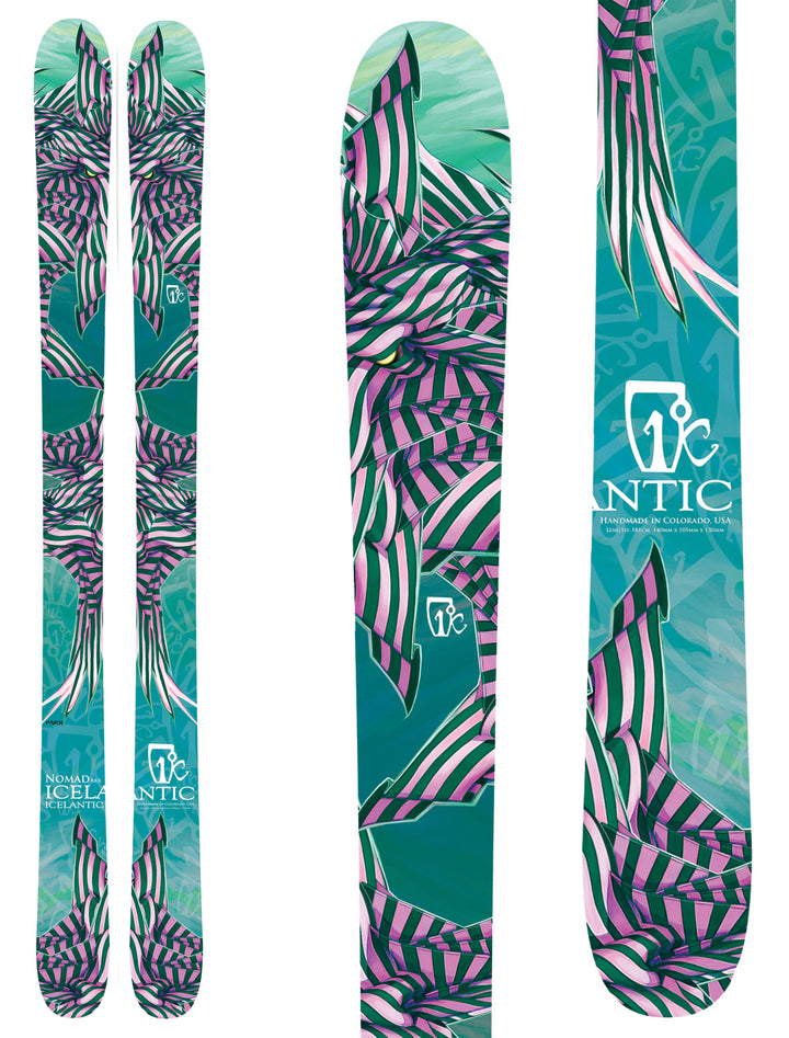 Icelantic Nomad RKR Skis 2013 Top View