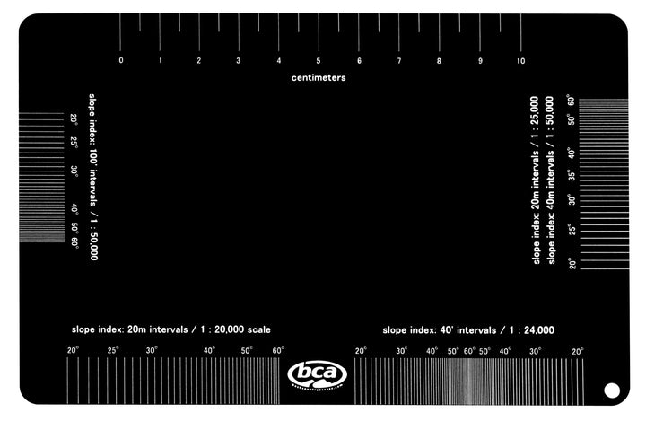 BCA Aluminum Crystal Card None Back View