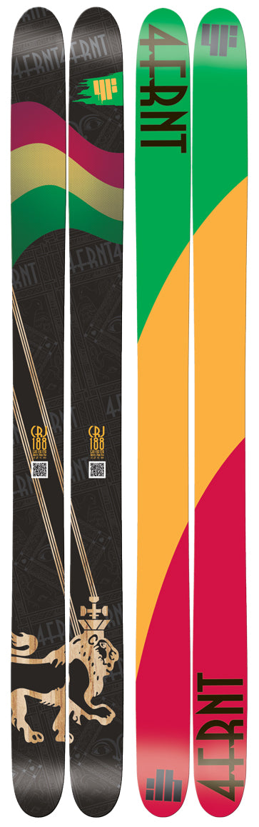 4FRNT CRJ Skis 2013 Base View