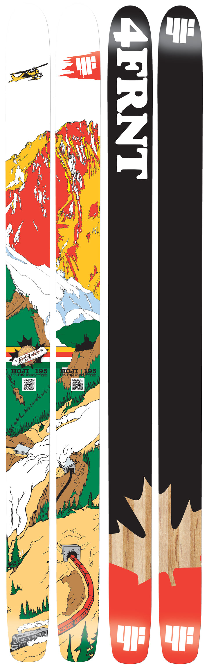 4FRNT Hoji Skis 2013 Base View