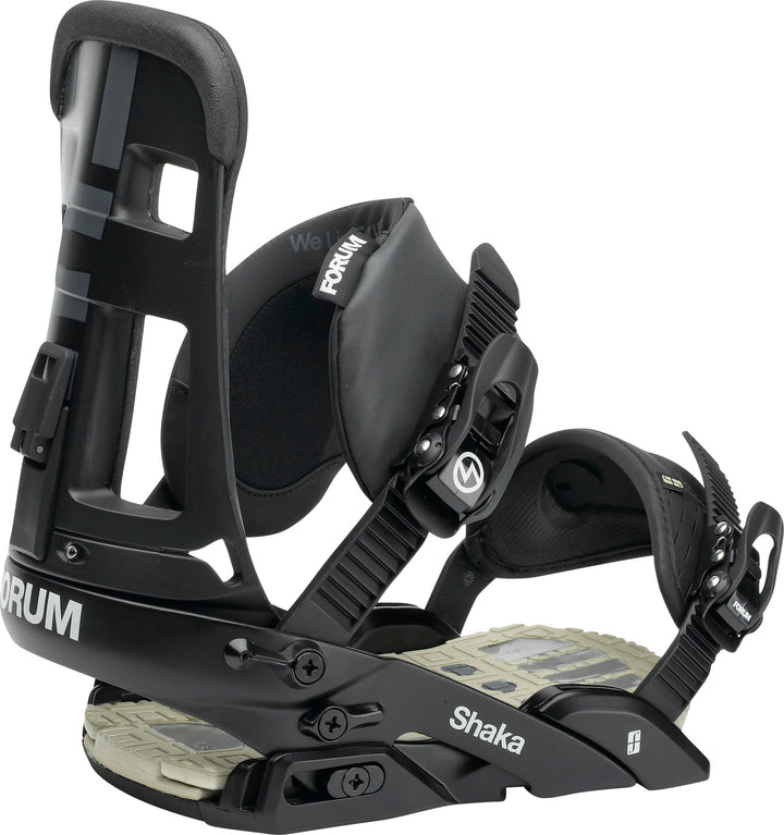 Forum Shaka Snowboard Bindings 2013 Black Ceremony Side View