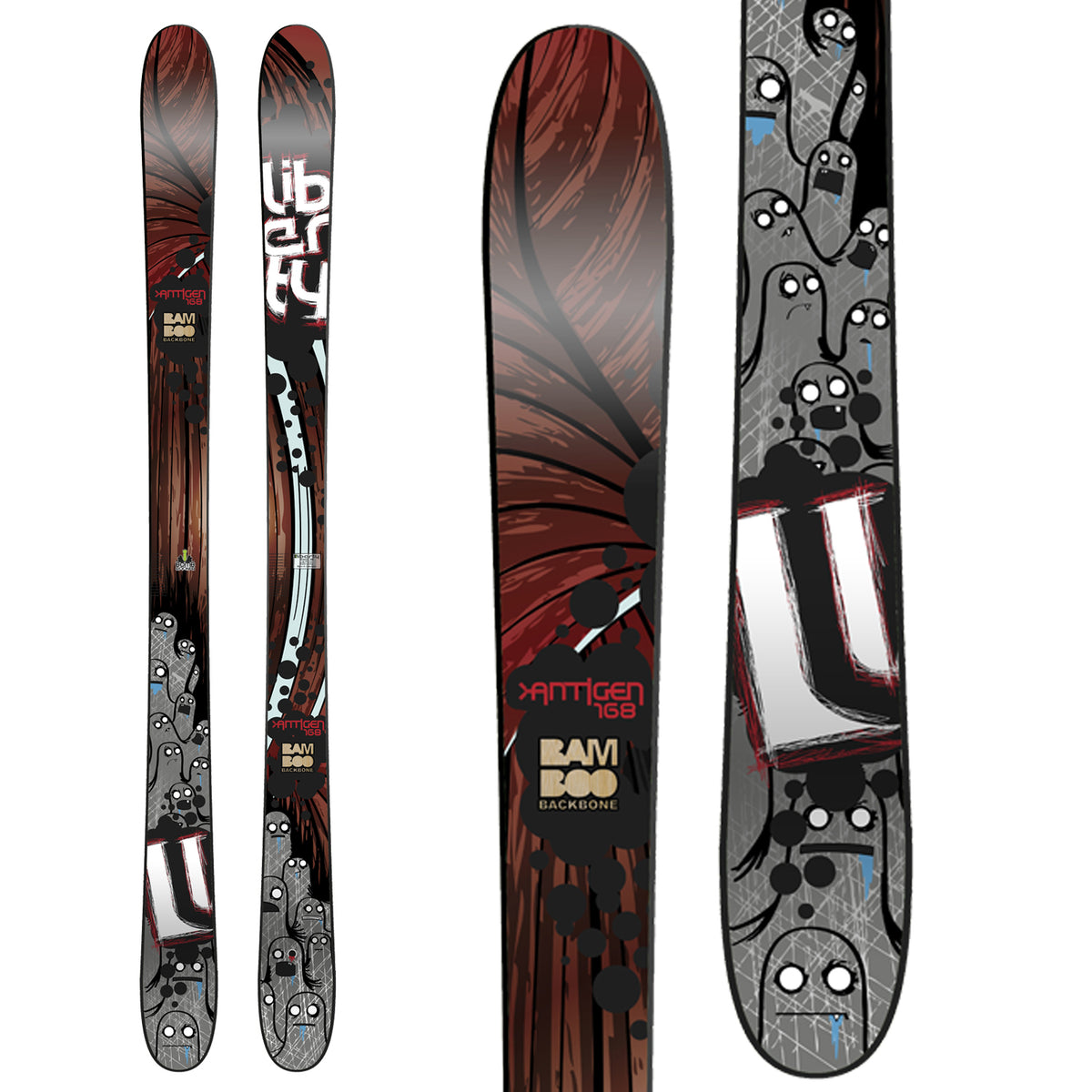 Liberty Antigen Skis 2013 Front View