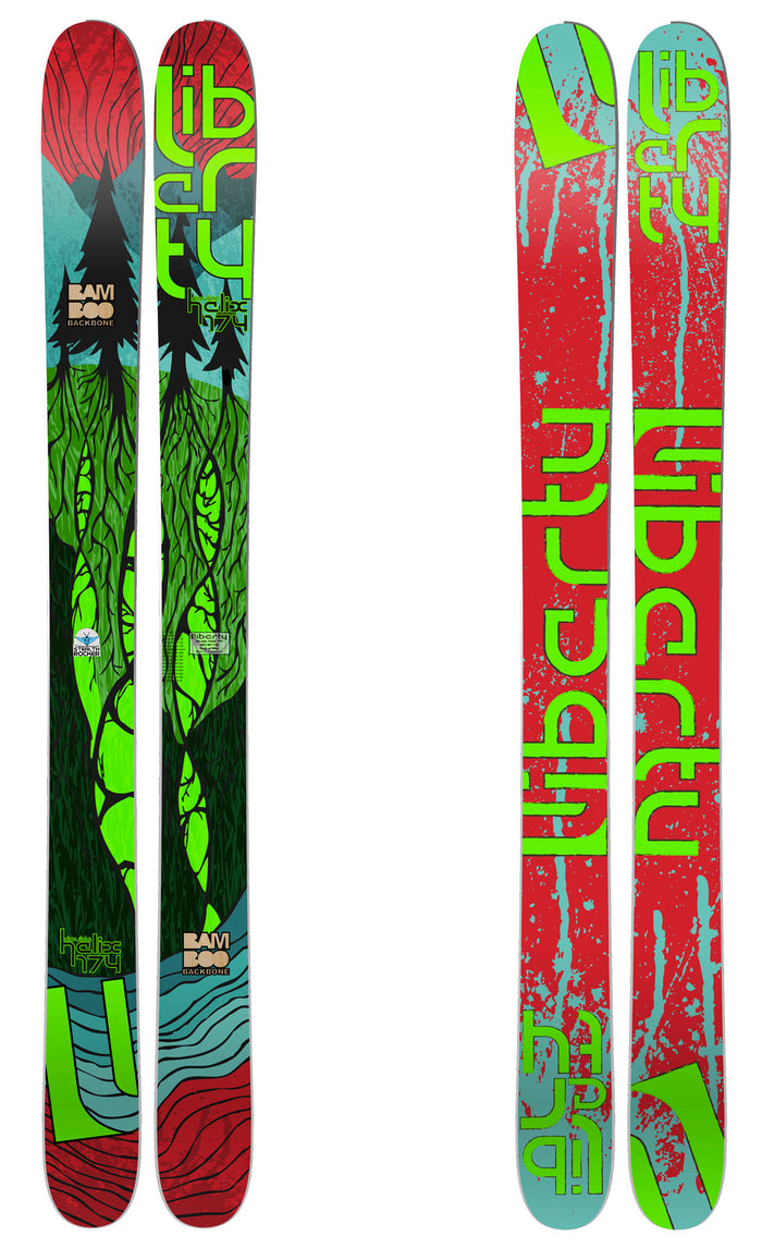 Liberty Double Helix Skis 2013 Base View
