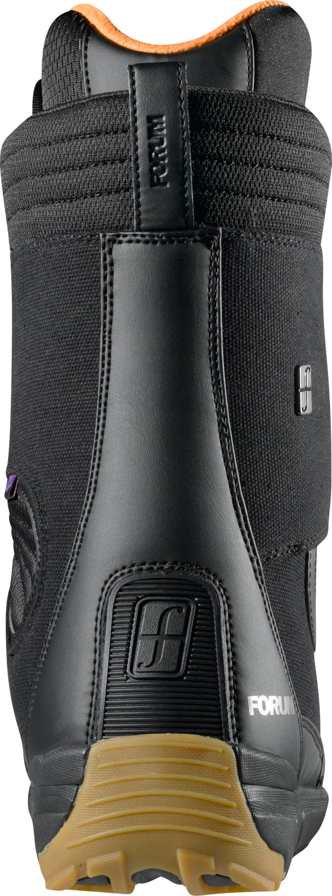 Forum Tramp Snowboard Boots 2013 Black Gummer Back View