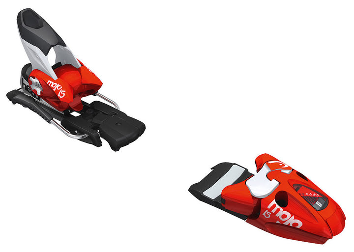 Head MOJO 15 Ski Bindings (97mm Brakes) 2013 Powder Red/White Front View