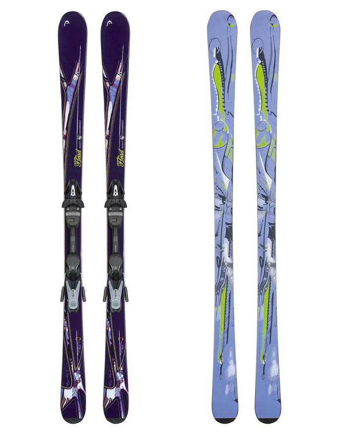 Head MYA No. 4 Skis + MYA 9 LRX Bindings 2013 Base View