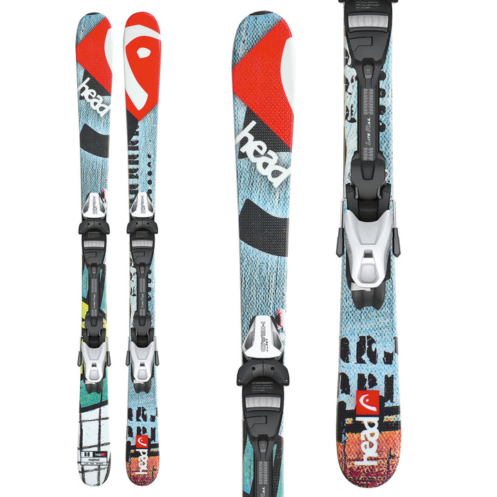 Head Souphead LR Skis + LRX 7.5 AC Bindings - Youth 2013 Front View