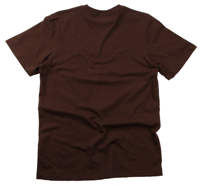 LRG Motherland Map T Shirt Dark Chocolate Back View