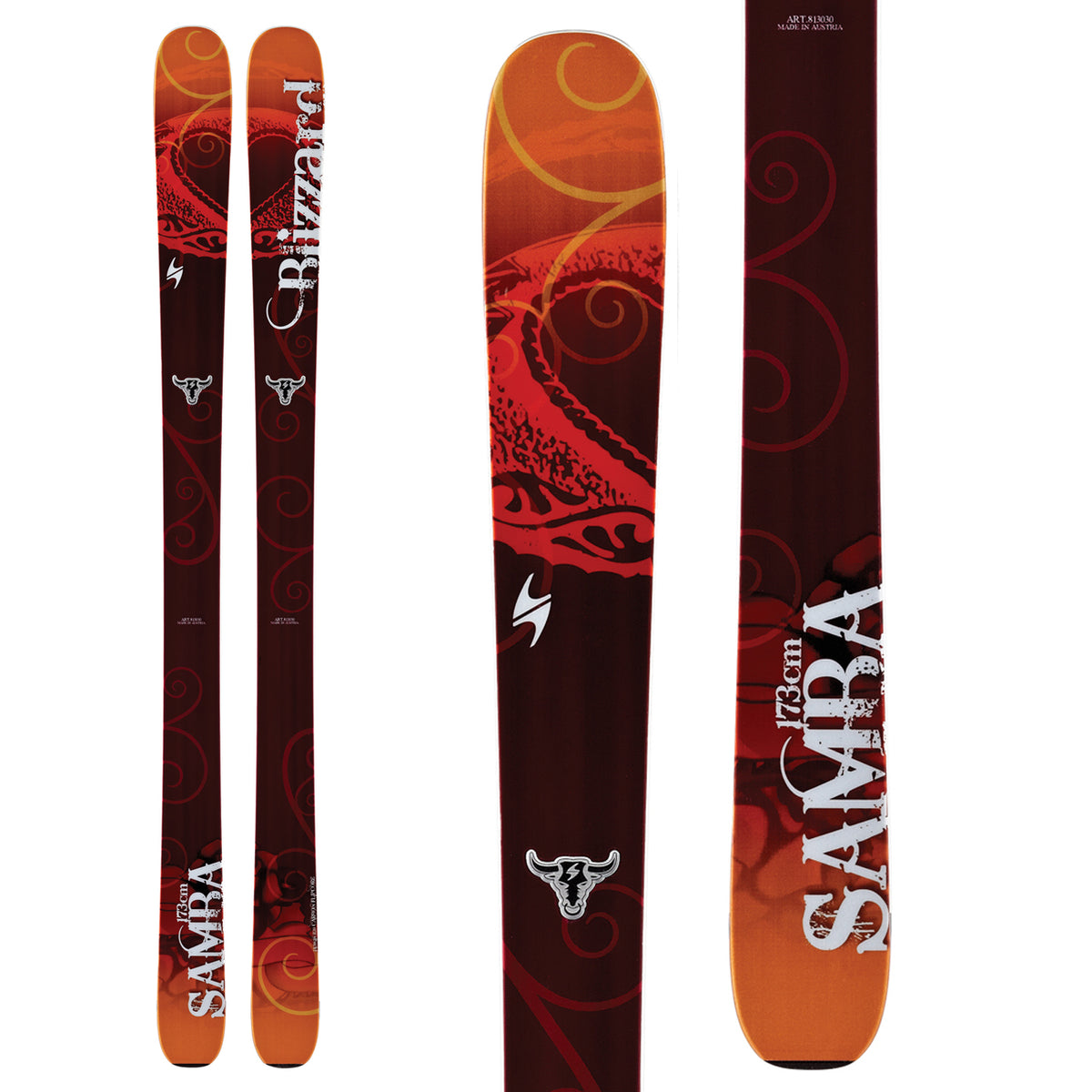 Blizzard Samba Skis - Women's 2013 Front View