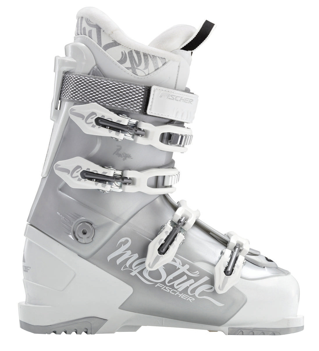 Fischer My Style 7 Ski Boots - Women's 2013 White/Silver Front View