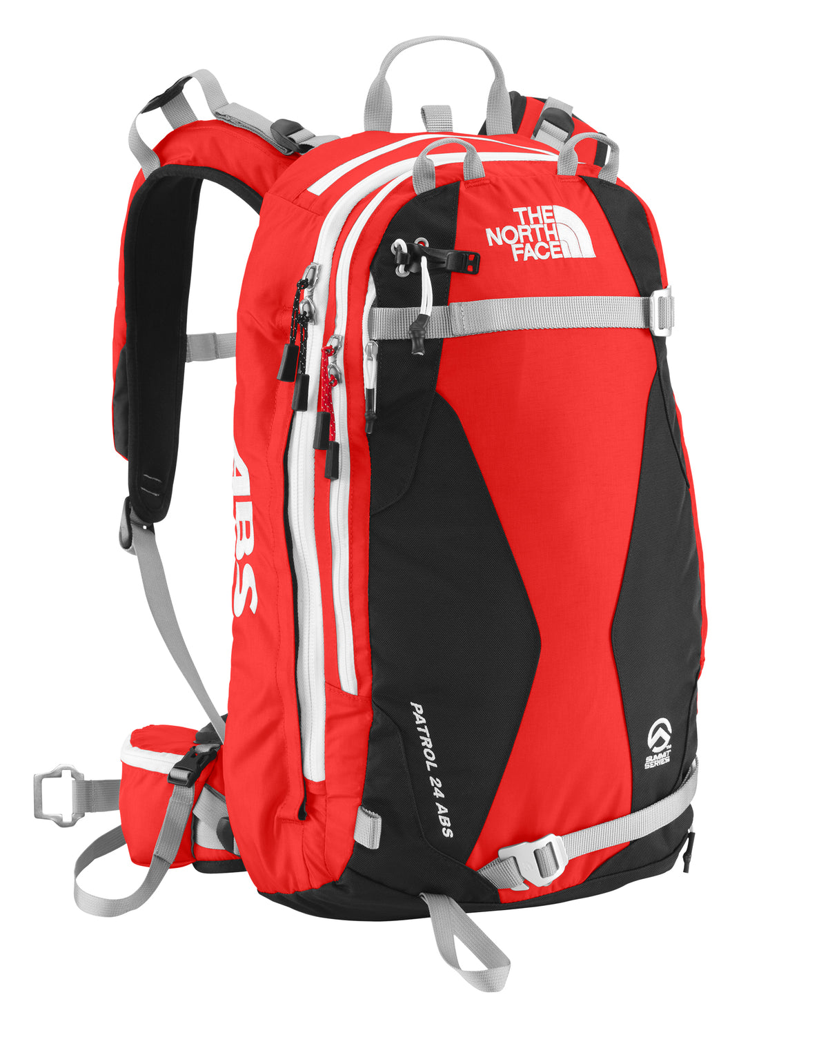 The North Face Patrol 24 ABS Airbag Pack (w/ Activation Unit) Red/Black Front View