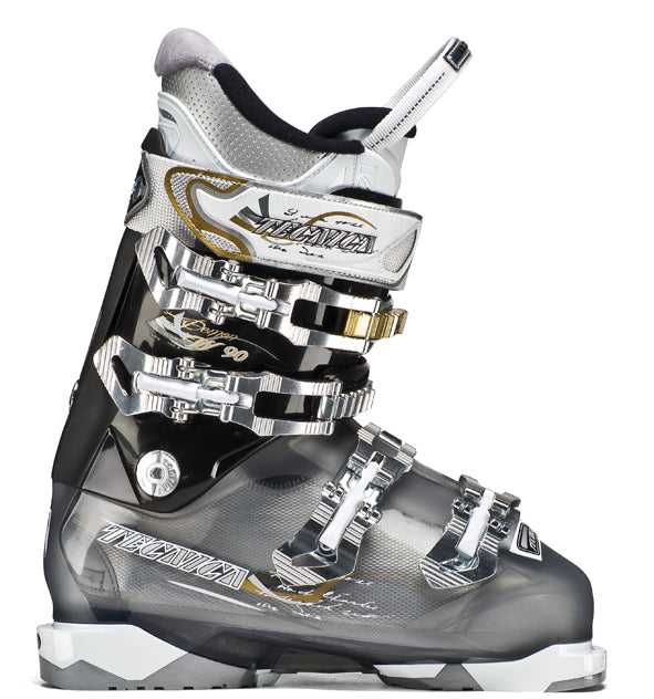 Tecnica Demon 90 Ski Boots - Women's 2013 Transparent Smoke/Black Front View