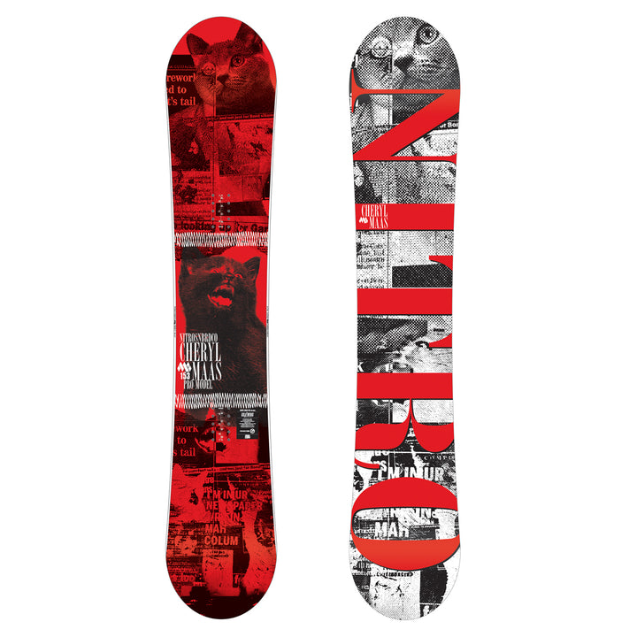Nitro Cheryl Maas Pro Model Snowboard - Women's 2013 Front View