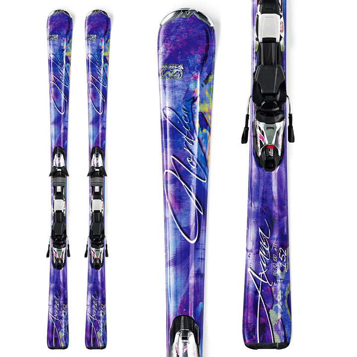 Nordica Axana Skis + N Sport Bindings - Women's 2013 Front View