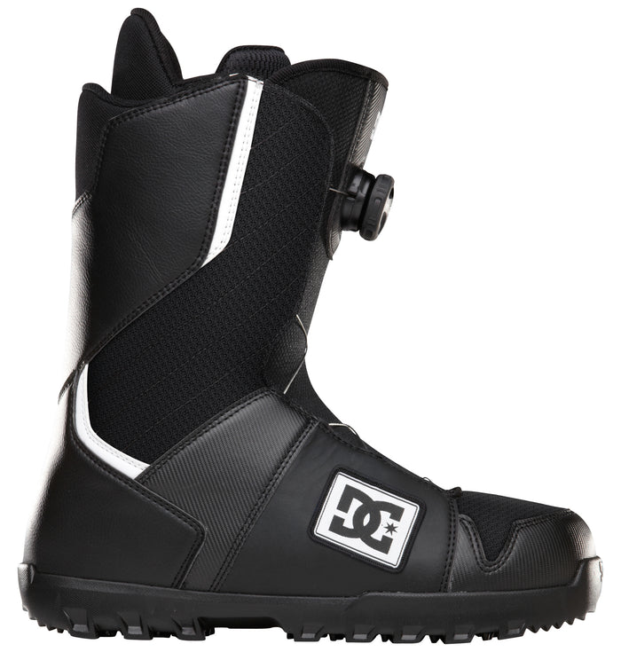 DC Scout BOA Snowboard Boots 2013 Black/White Right Side View