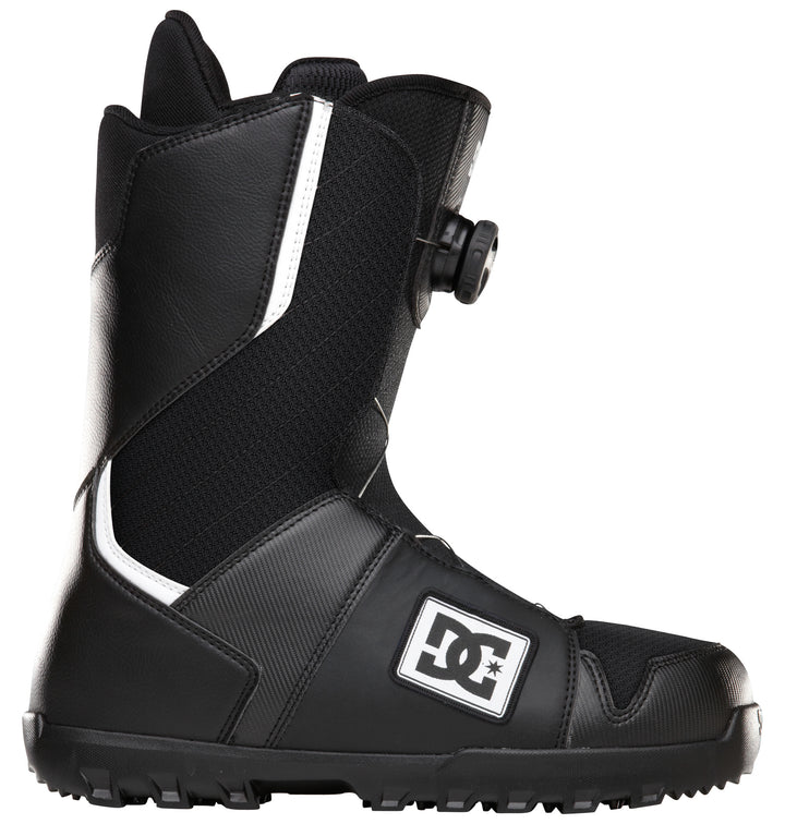DC Scout BOA Snowboard Boots 2013 Black/White Right Side View