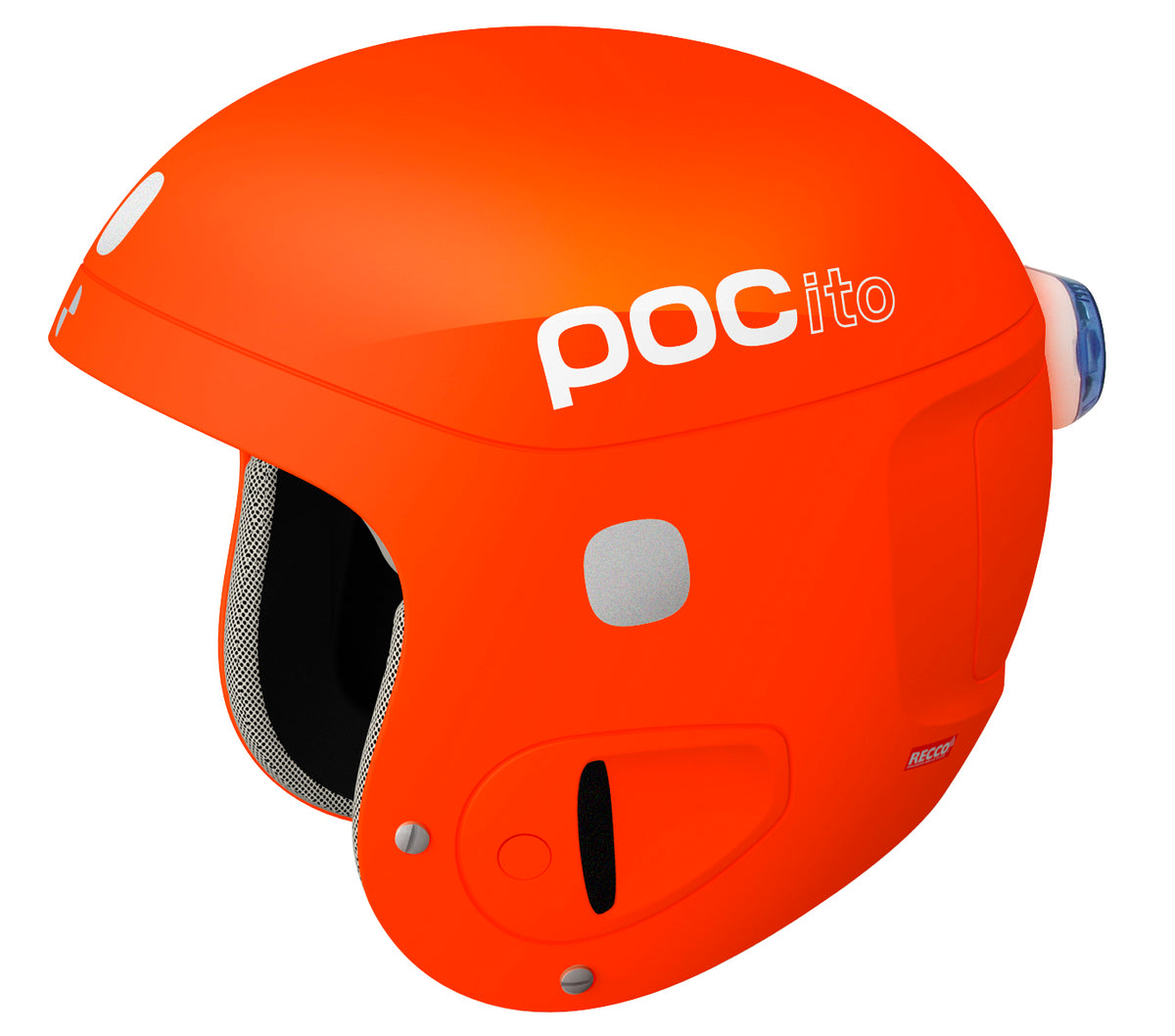 POC POCito Skull Helmet - Big Kids' Flourescent Orange Front View