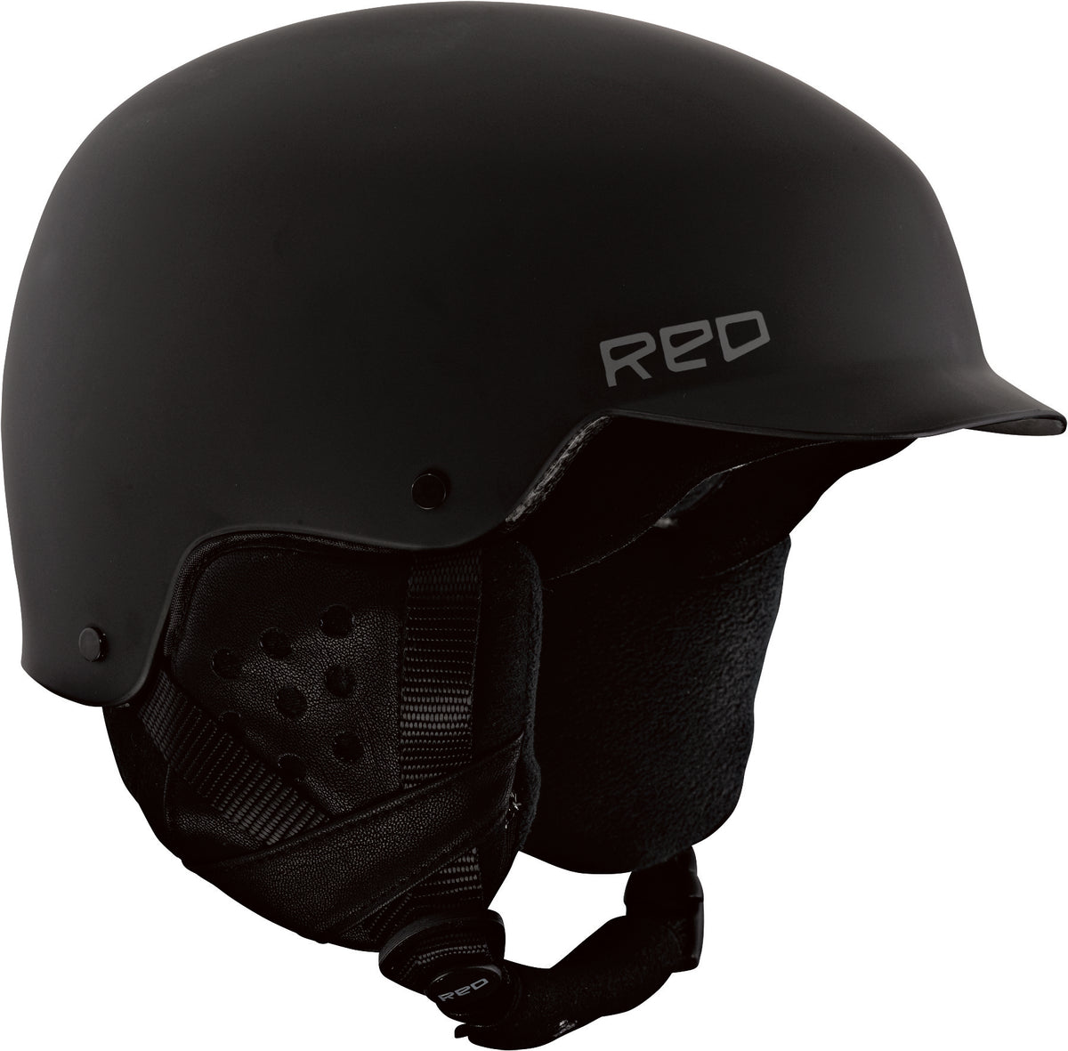 Red Mutiny Helmet Black Front View